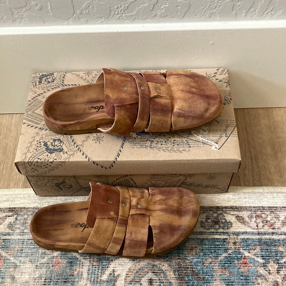 Free People Sunday Season Footbed, Sunset Combo